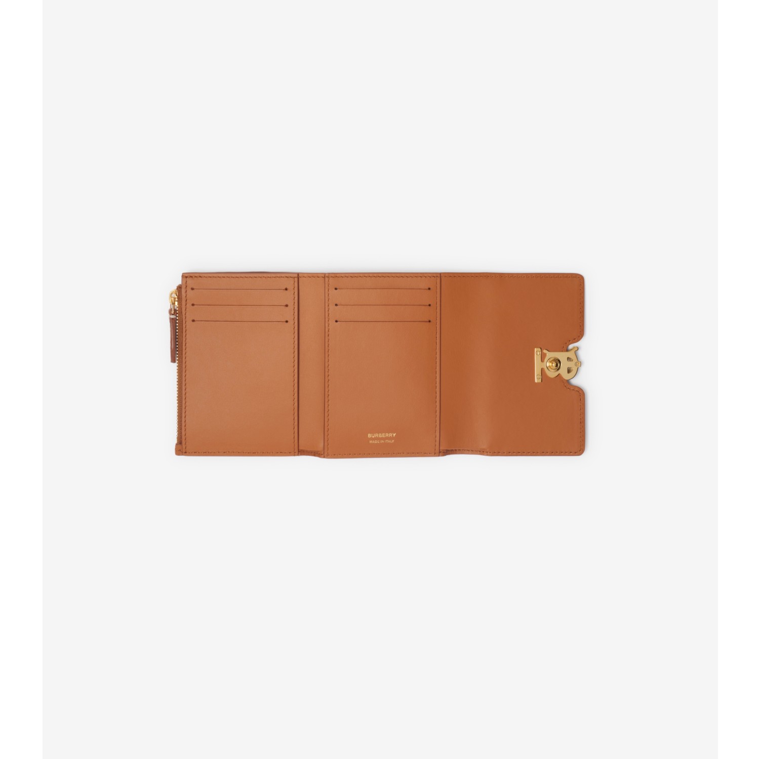 Grainy Leather TB Compact Wallet