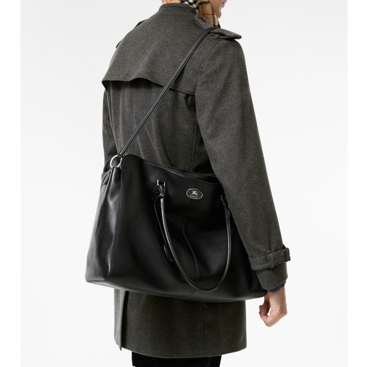 ナイトスタンプ トートバッグ (ブラック) - メンズ | Burberry®公式サイト