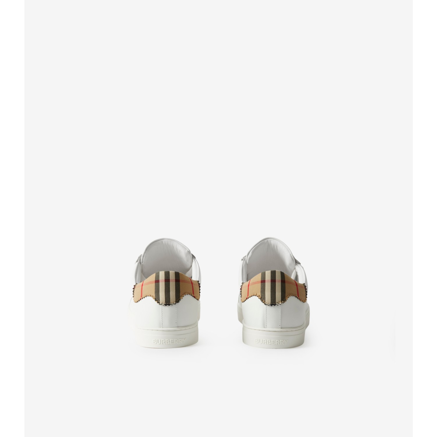 Burberry on sale white shoes