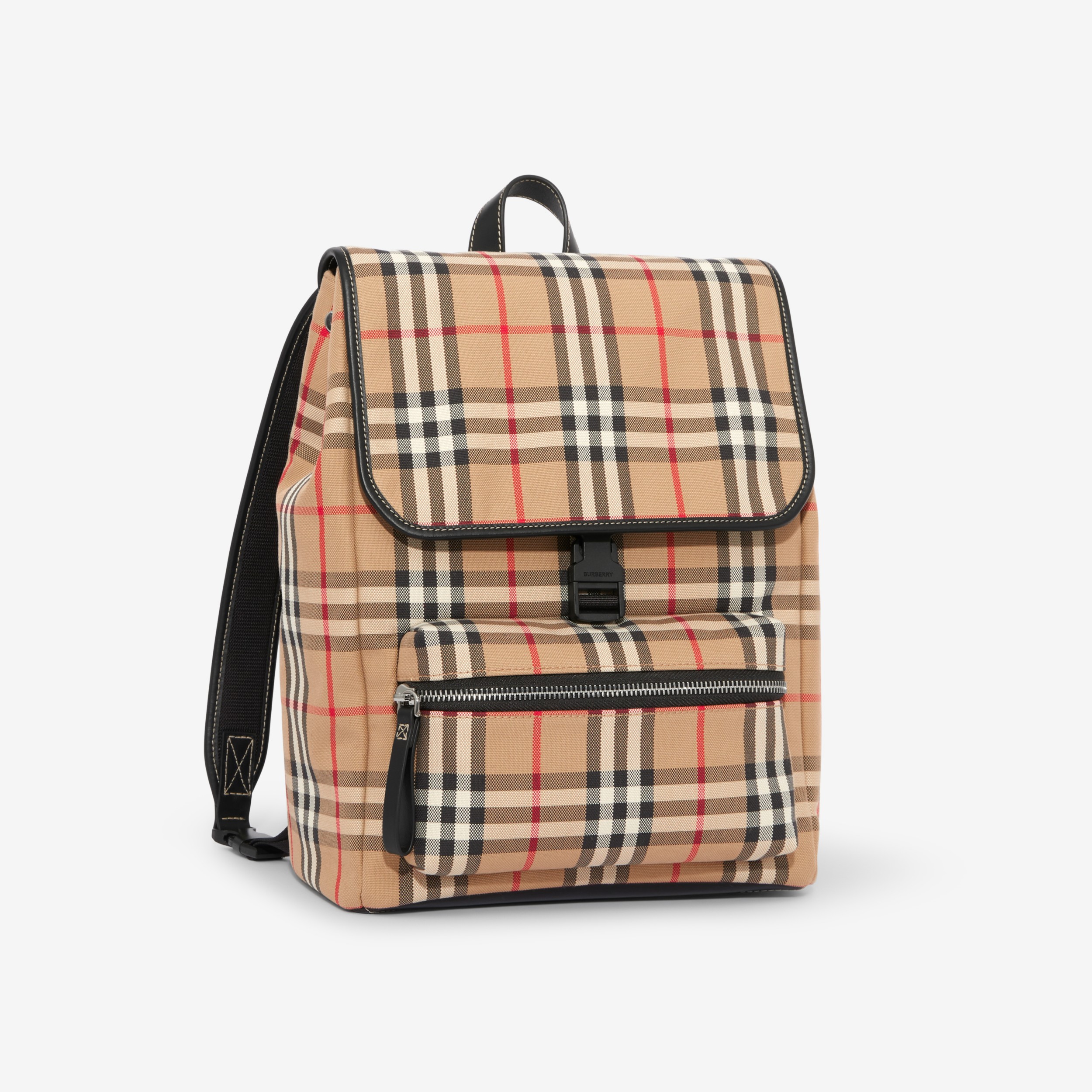 Mochila de algodão em Vintage Check (Bege Clássico) - Crianças | Burberry®  oficial