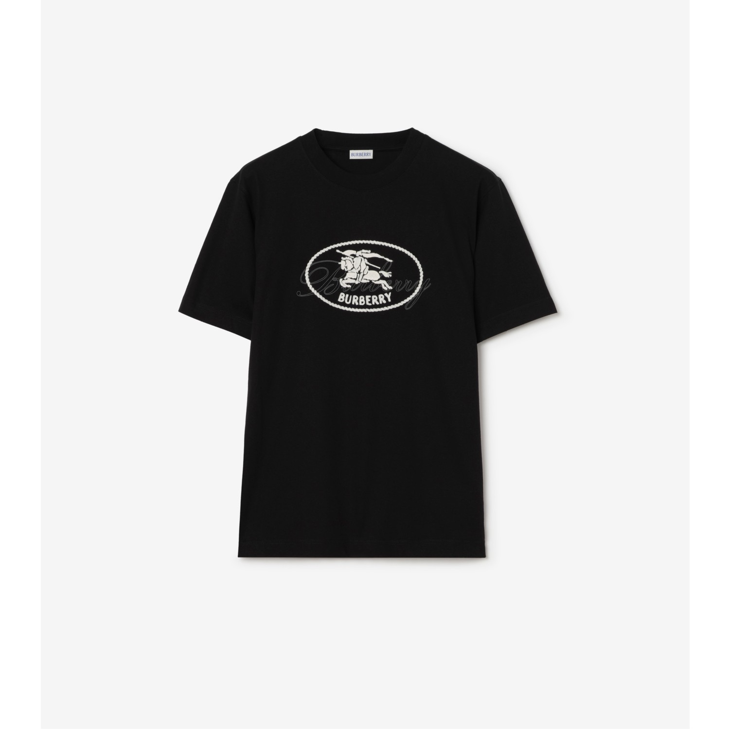 Knight Stamp Cotton T-shirt