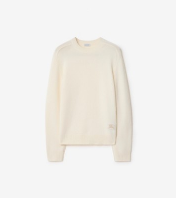 Cashmere Sweater in Ceramic white - Men | Burberry® Official