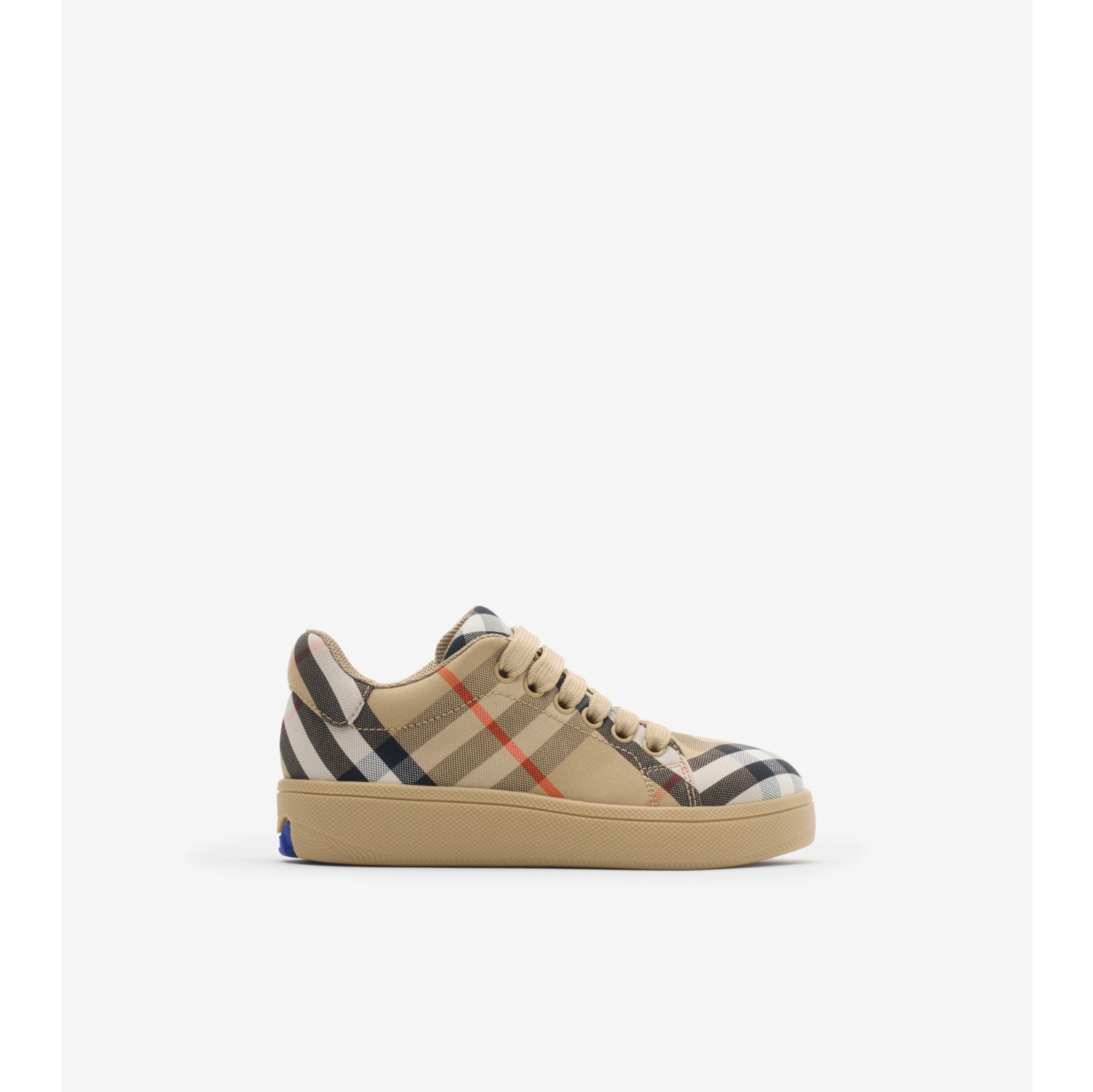 Check Cotton Sneakers