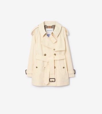 ショート ライトウェイトコットン フィッツロヴィア トレンチコート