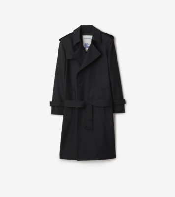 Burberry Black Long Trench Coat