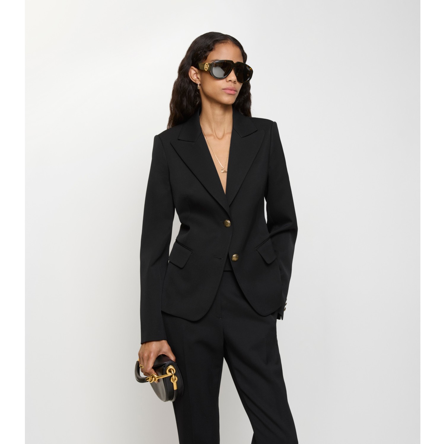 Grain de Poudre Wool Tailored Jacket