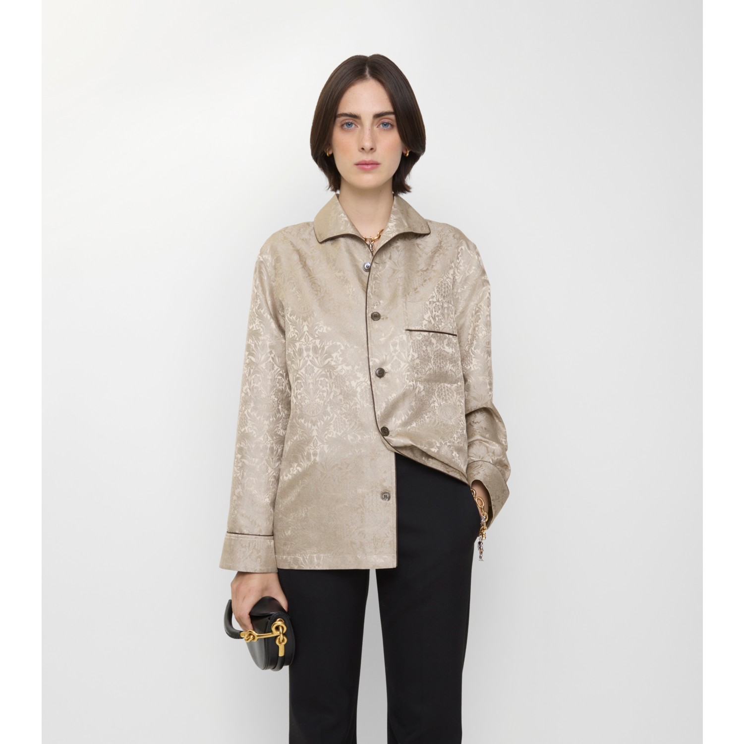Sunflower Silk Pyjama Shirt
