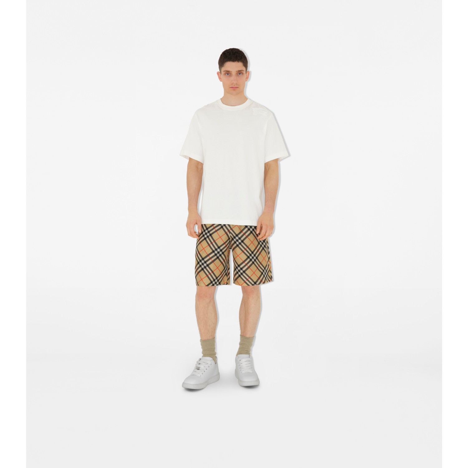 Seidenshorts in Check