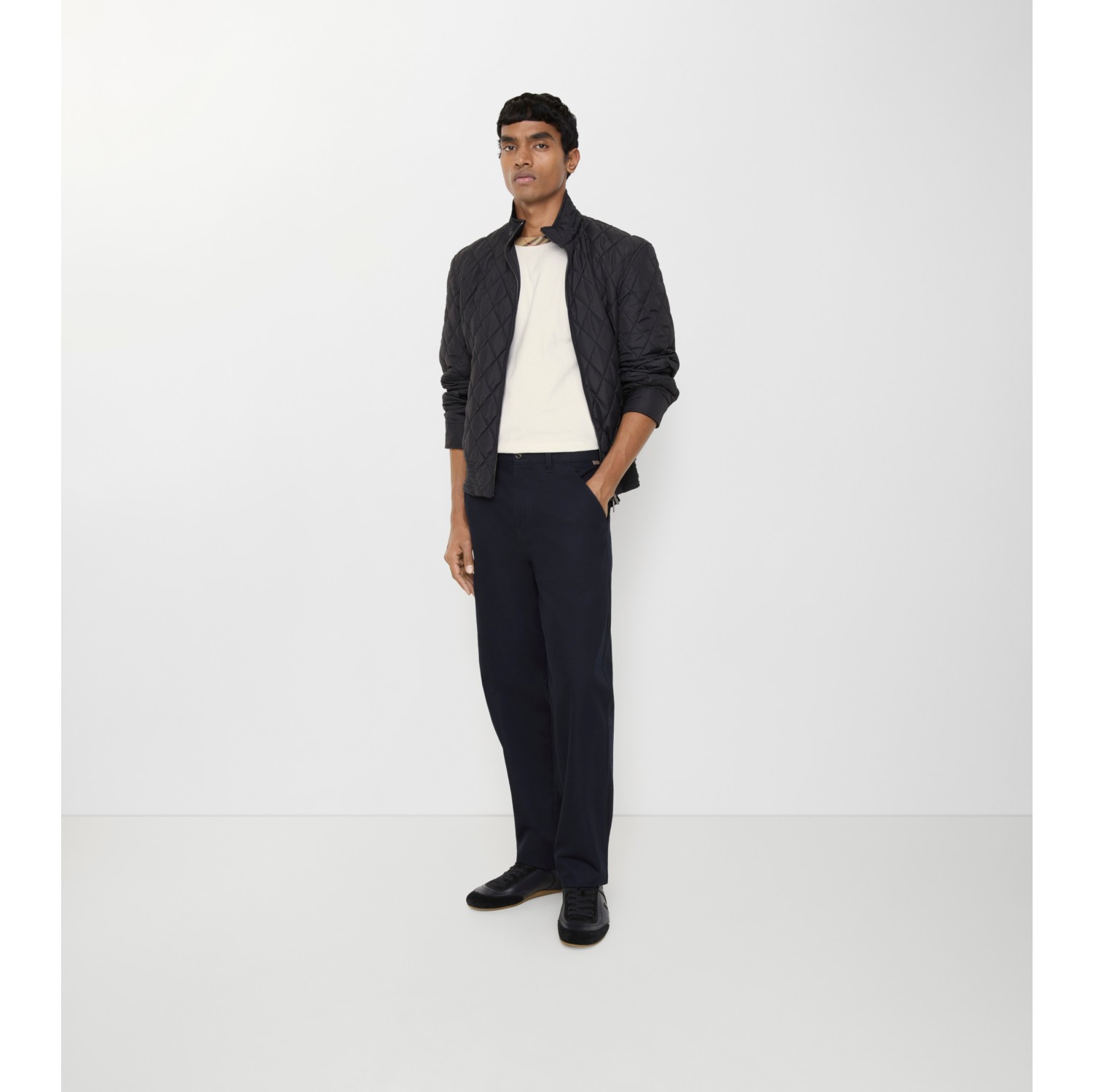 Chinohose aus Baumwolltwill