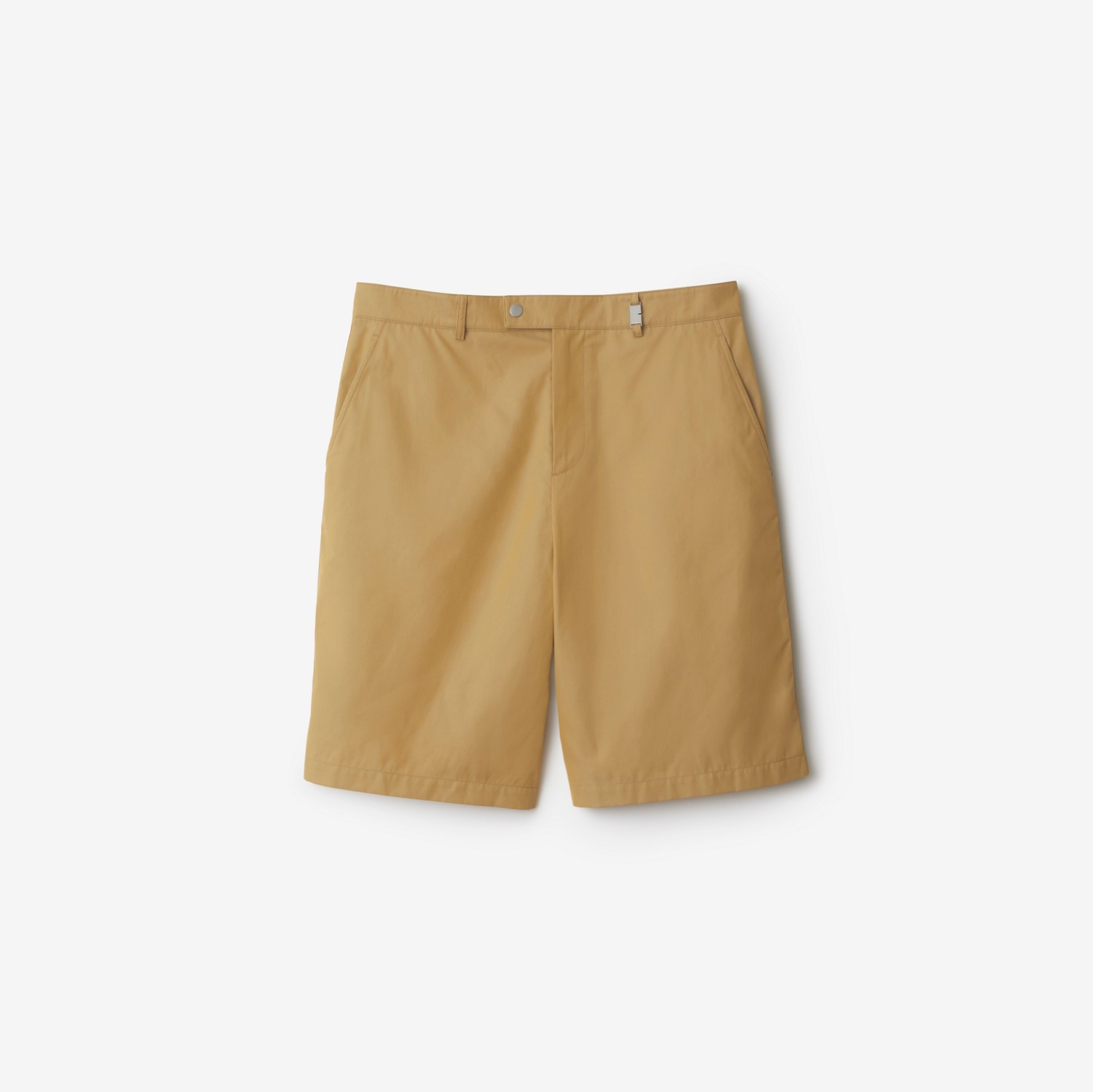 Cotton Chino Shorts in Spelt - Men | Burberry® Official
