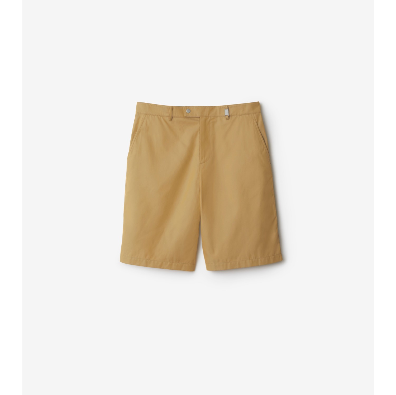 Cotton Chino Shorts in Spelt - Men | Burberry® Official