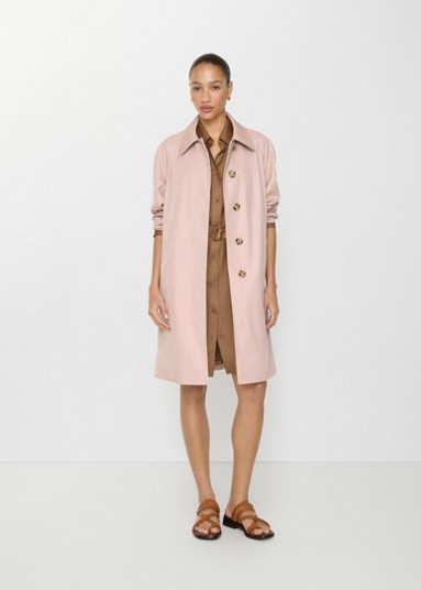 Mid-length Tropical Gabardine Camden Car Coat