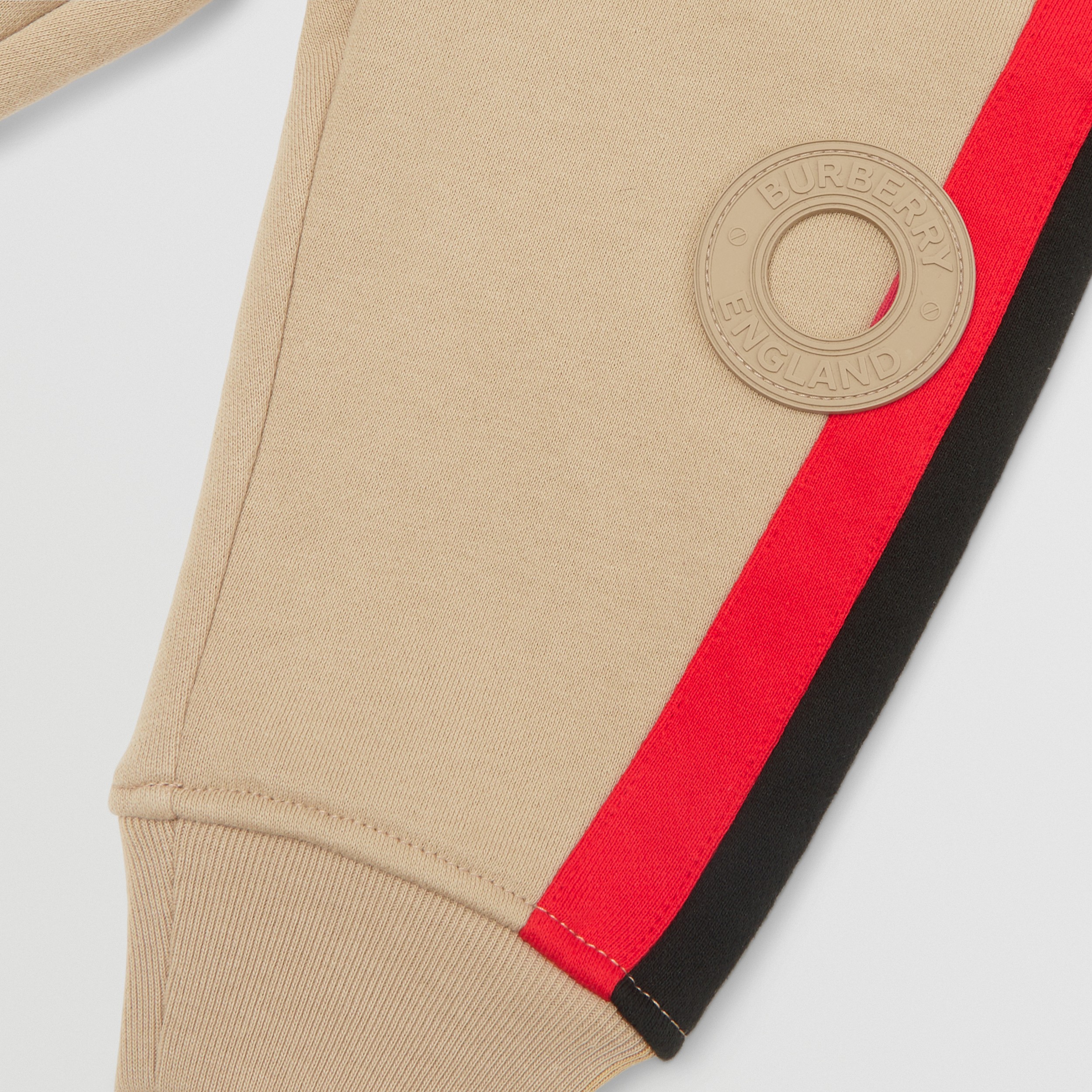 Pantalones de jogging en algodón con logotipo de estilo gráfico (Beige Vintage) - Niños | Burberry® oficial - 2