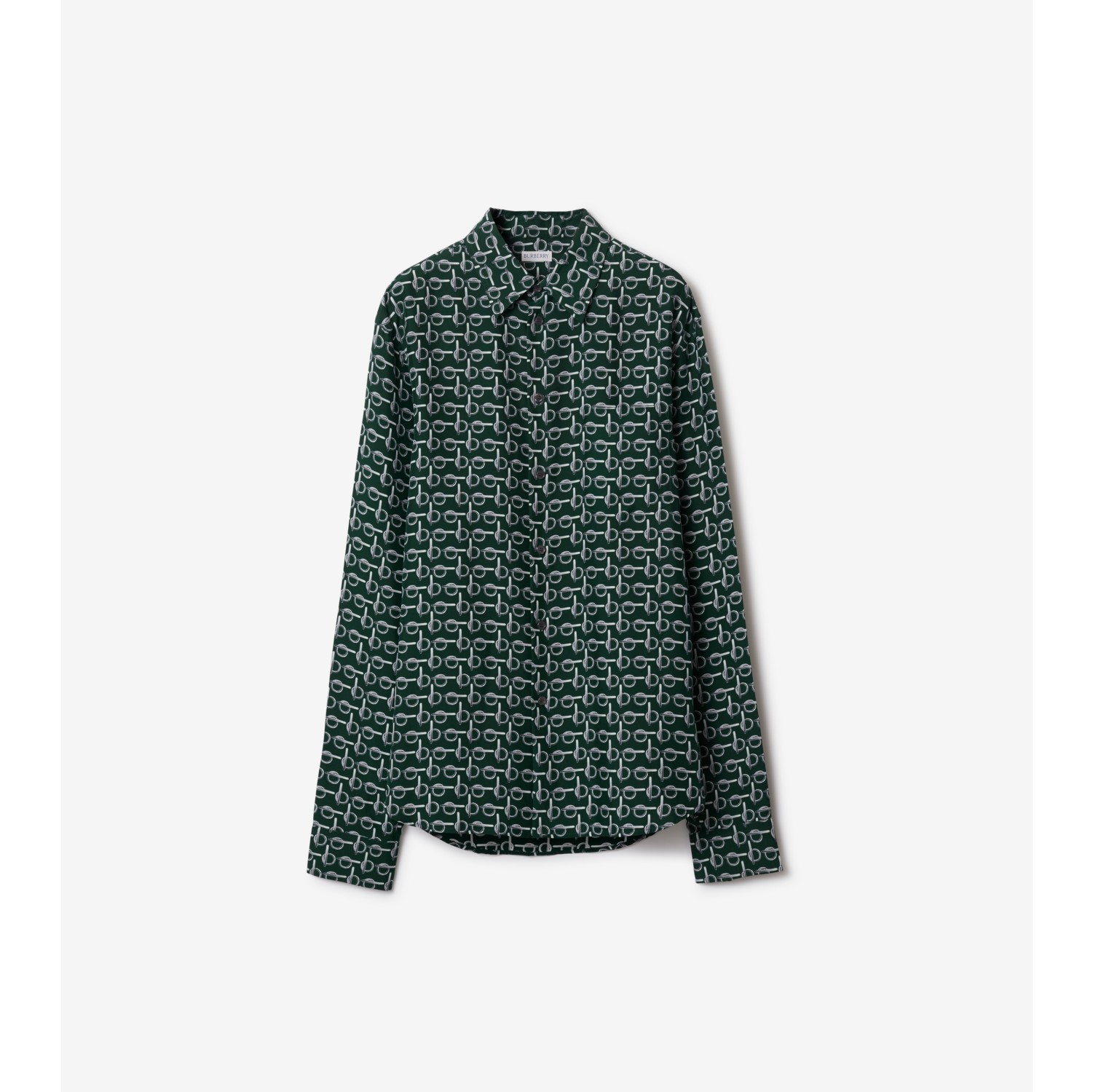 Burberry silk hot sale shirt