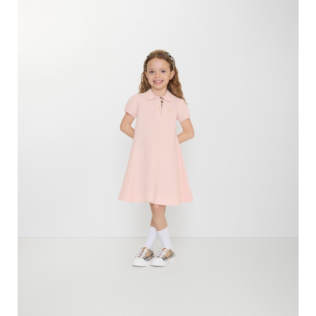  Check Polo Shirt Dress