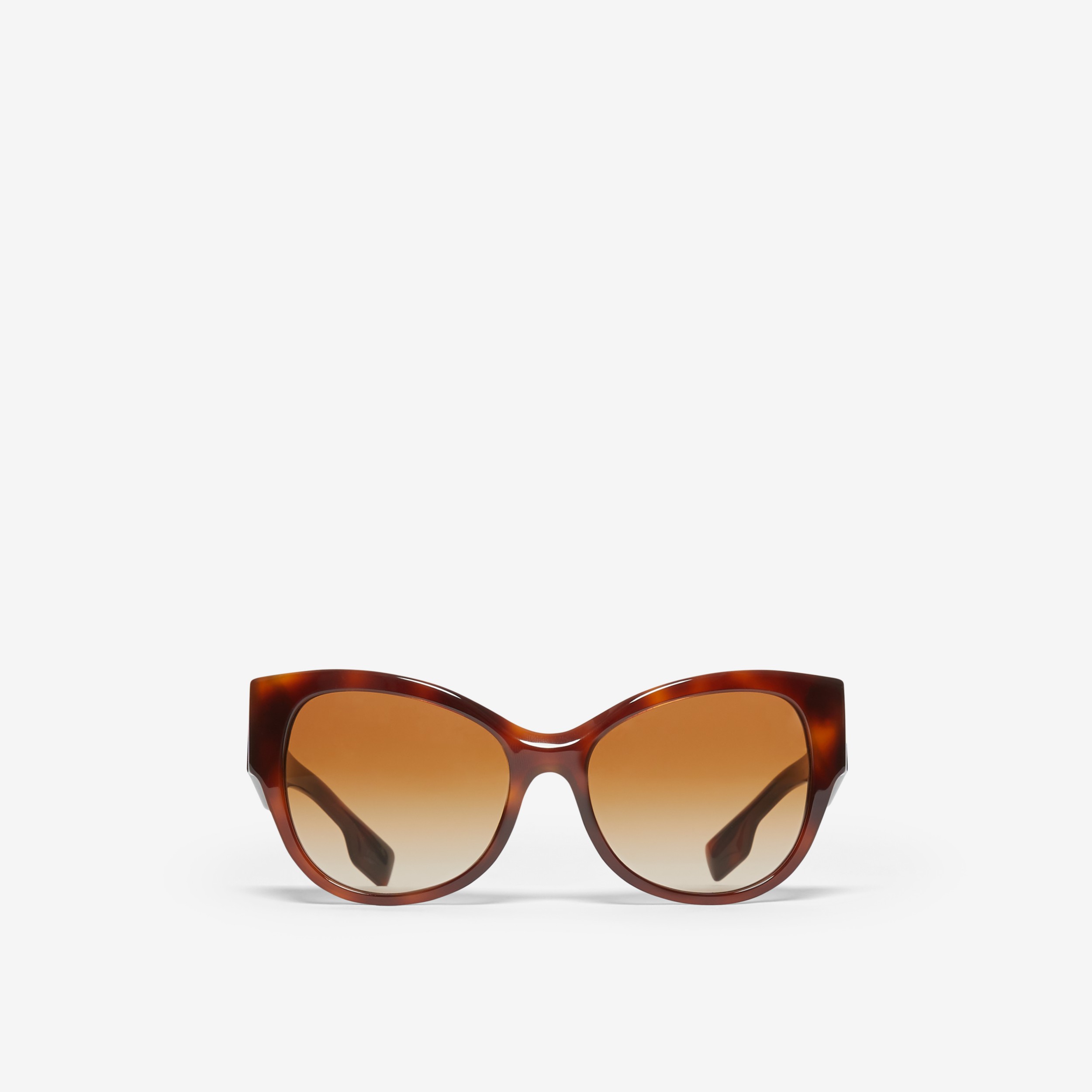 Butterfly Frame Sunglasses in Amber Tortoiseshell - Women | Burberry®  Official