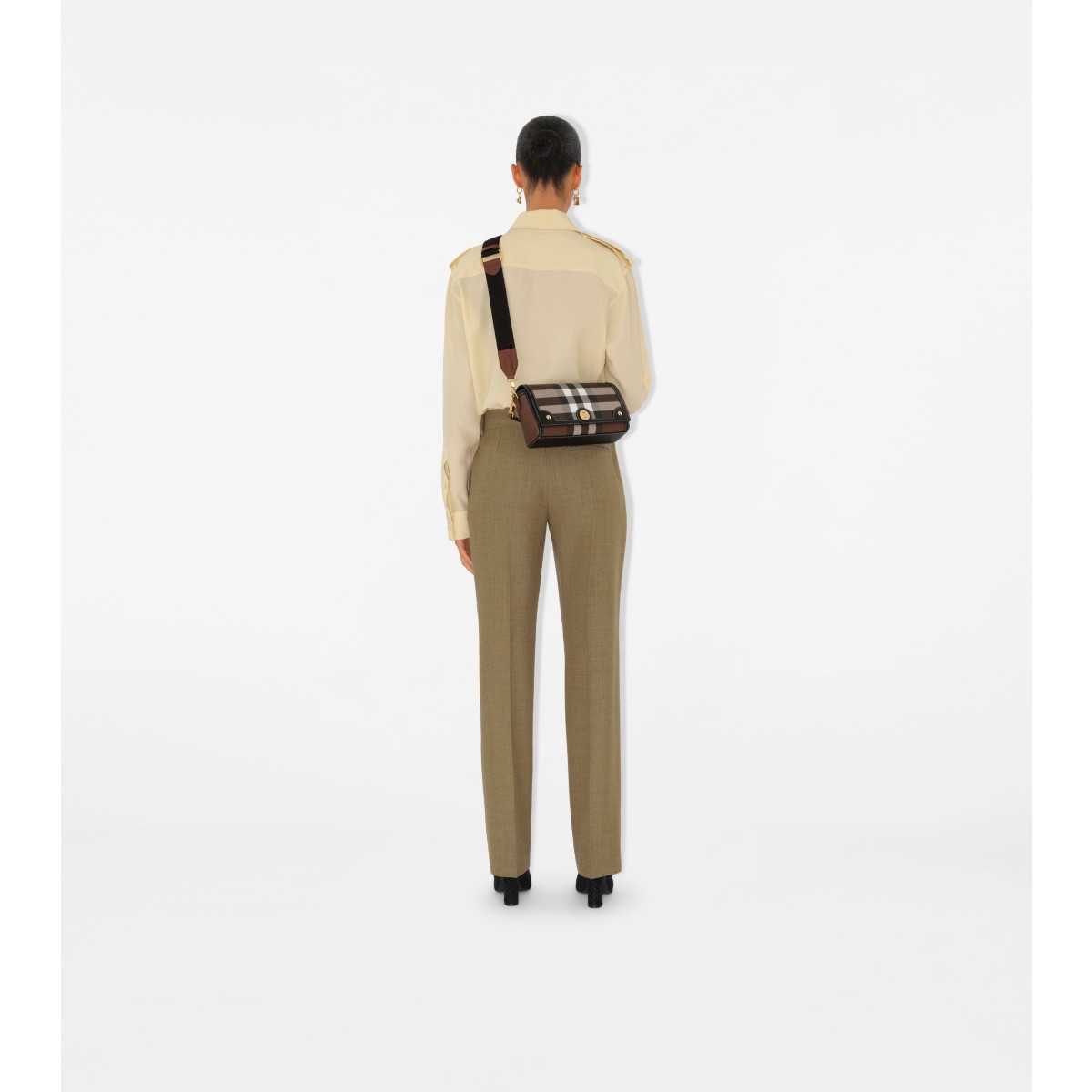  Check Top Handle Note Bag