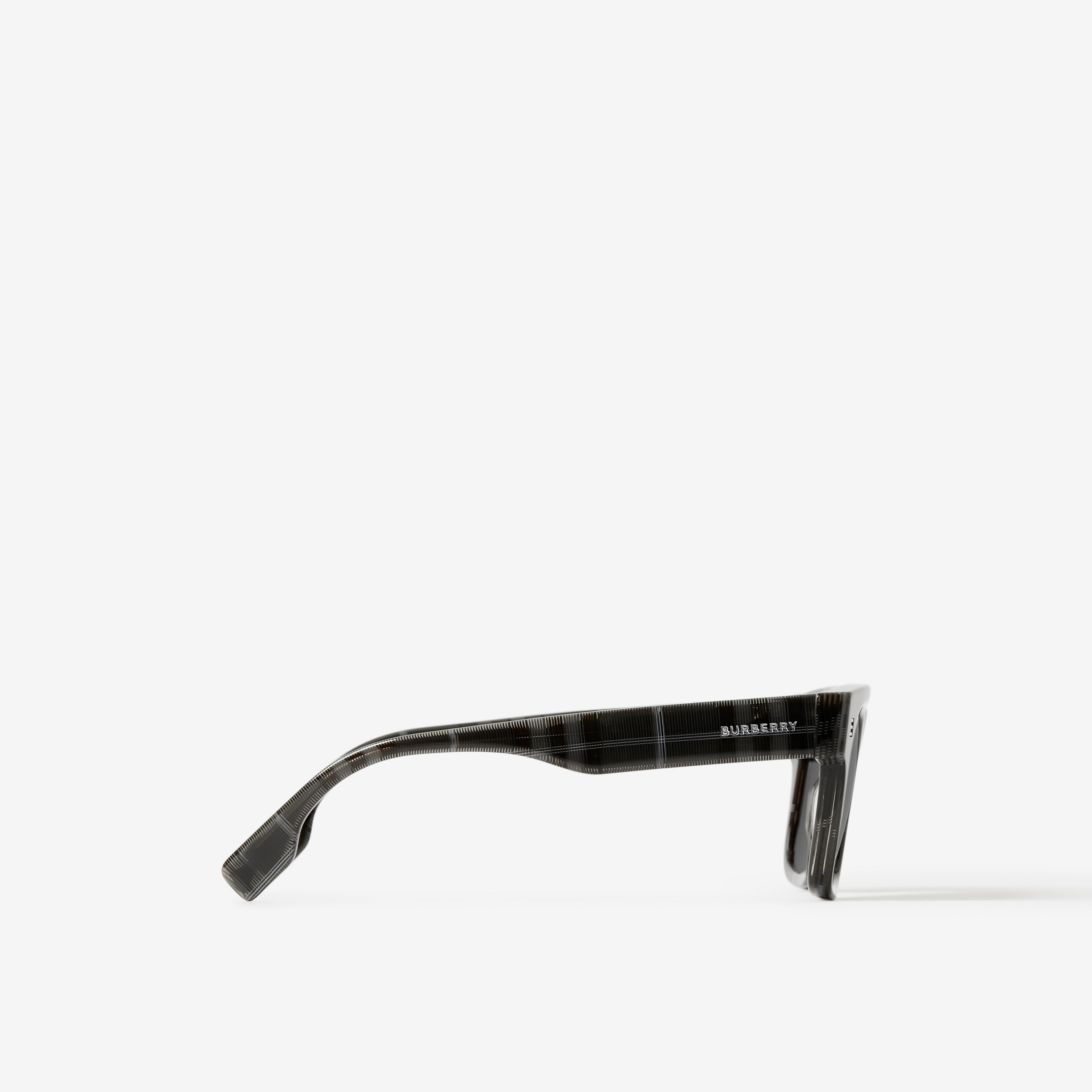 Square Frame Sunglasses in Charcoal | Burberry® Official - 2