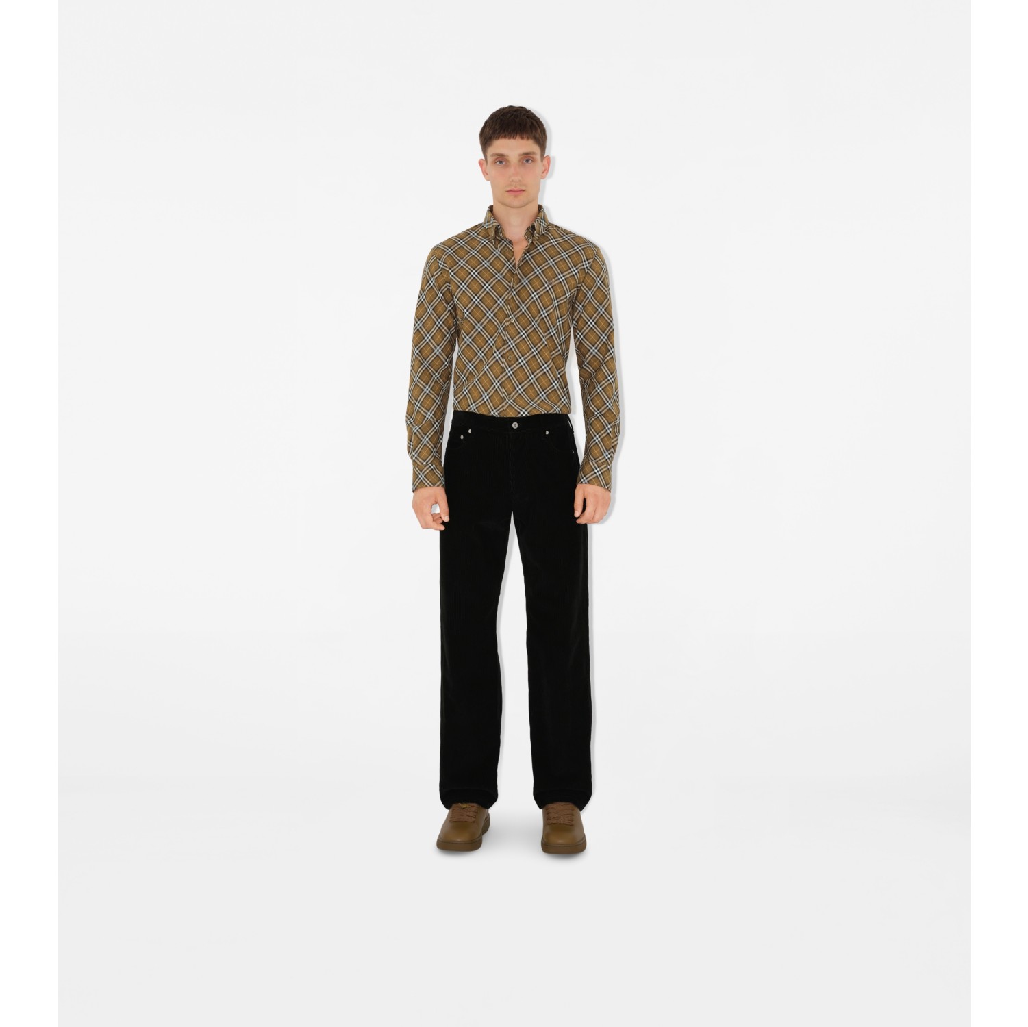 Regular Fit Check Cotton Shirt