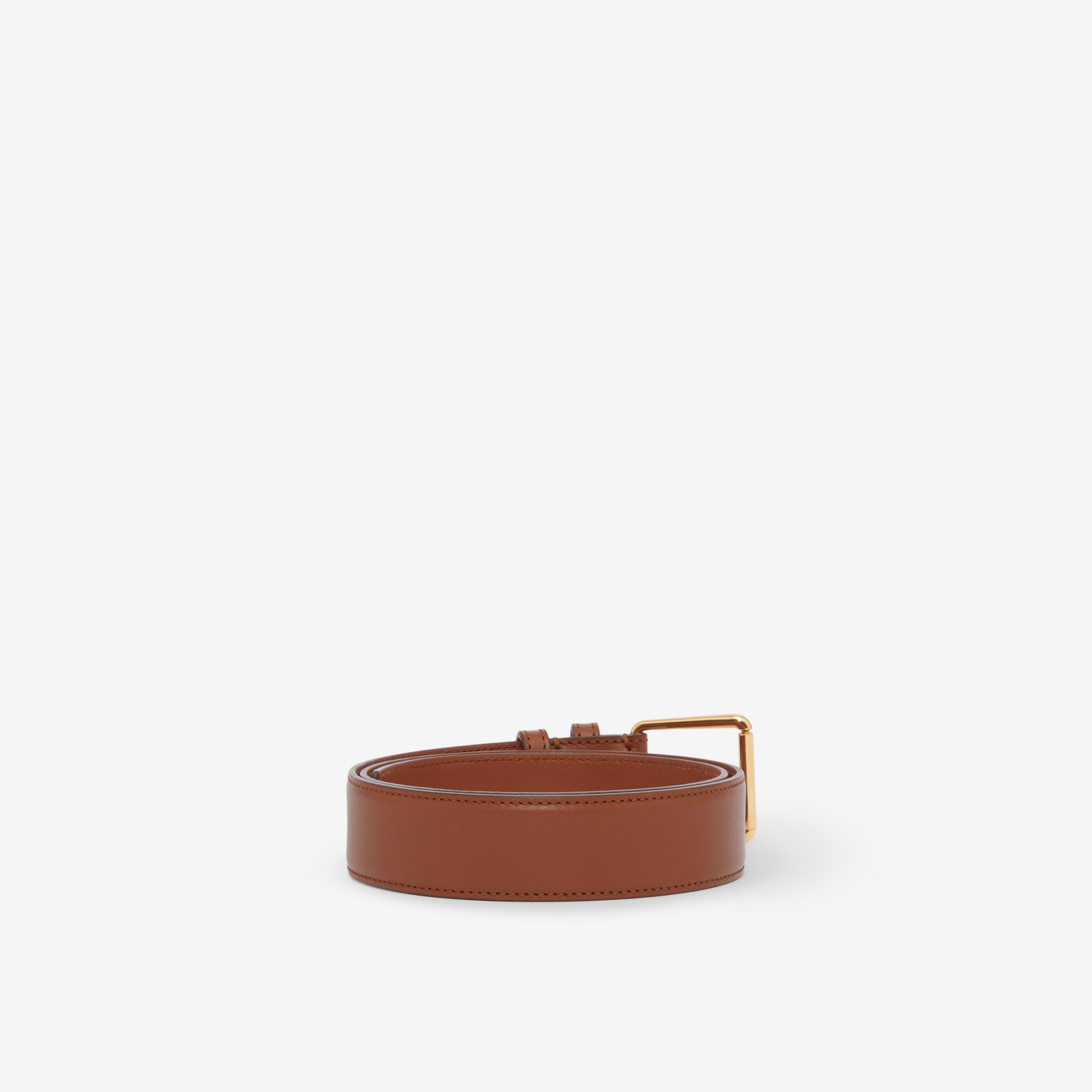 Leather TB Belt in Tan - Women | Burberry® Official - 2