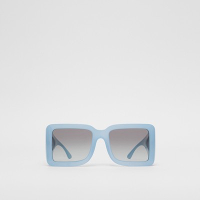 B Motif Square Frame Sunglasses in Baby 