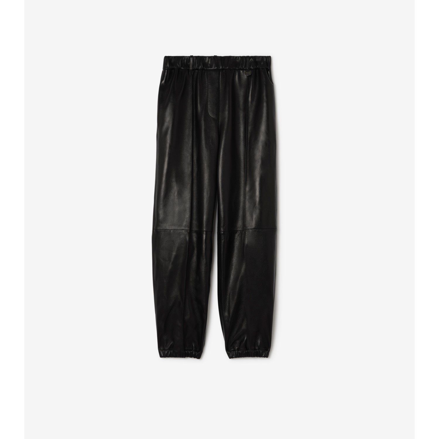 Leather Jogging Pants