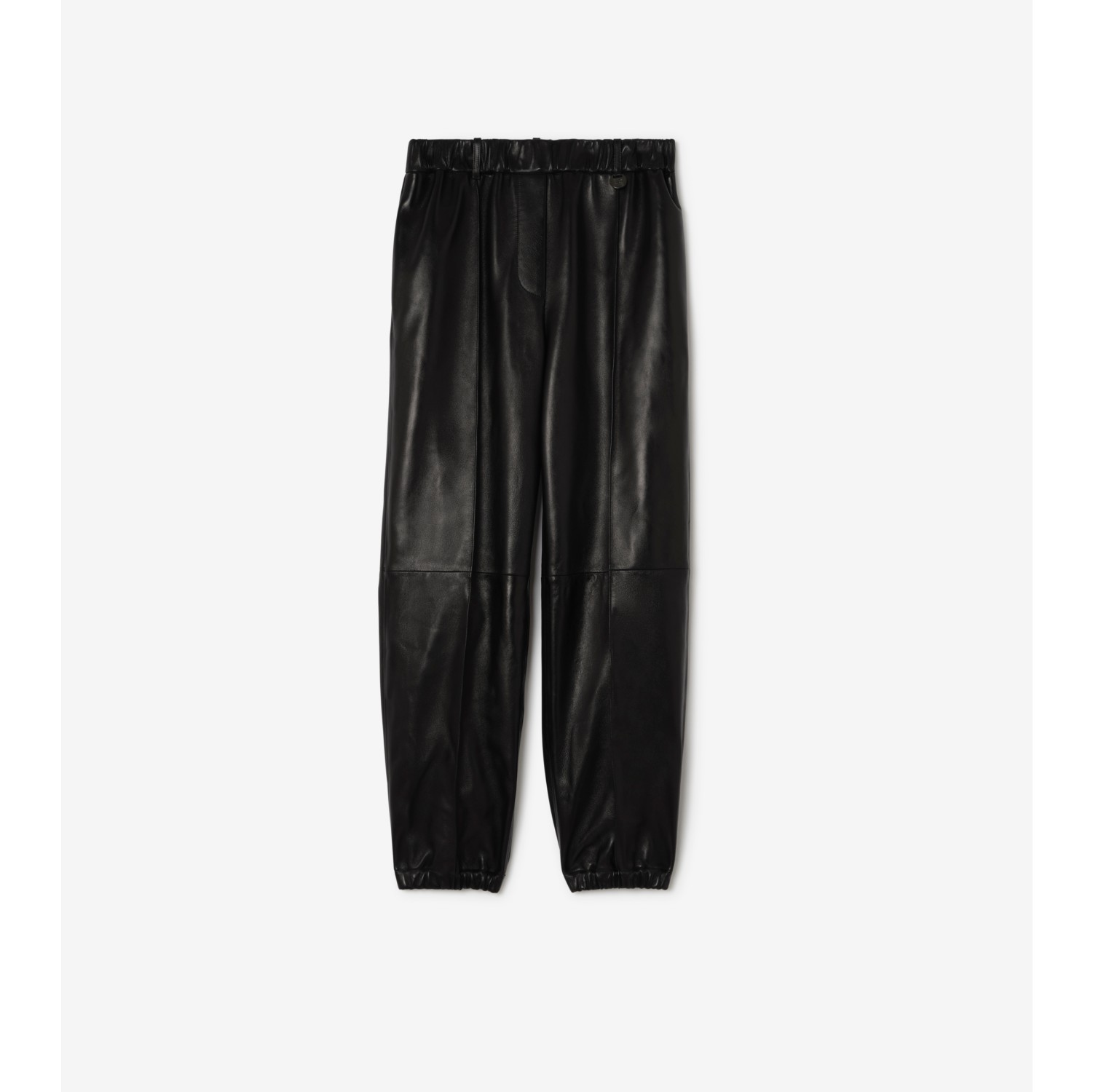 Leather Jogging Pants