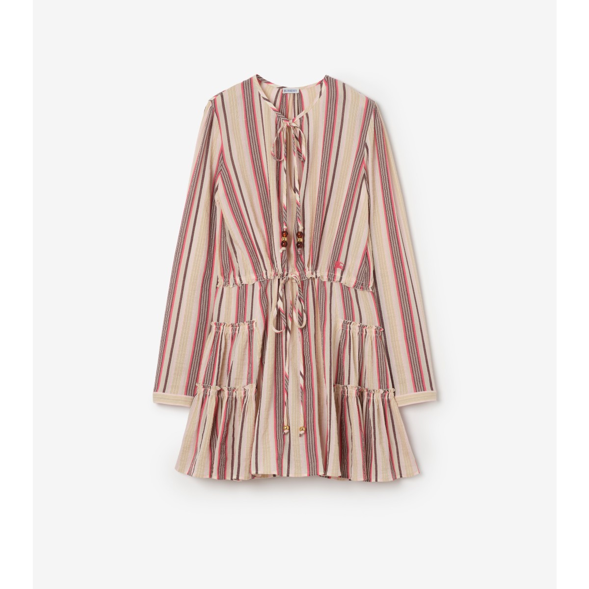  Stripe d Cotton Voile Dress