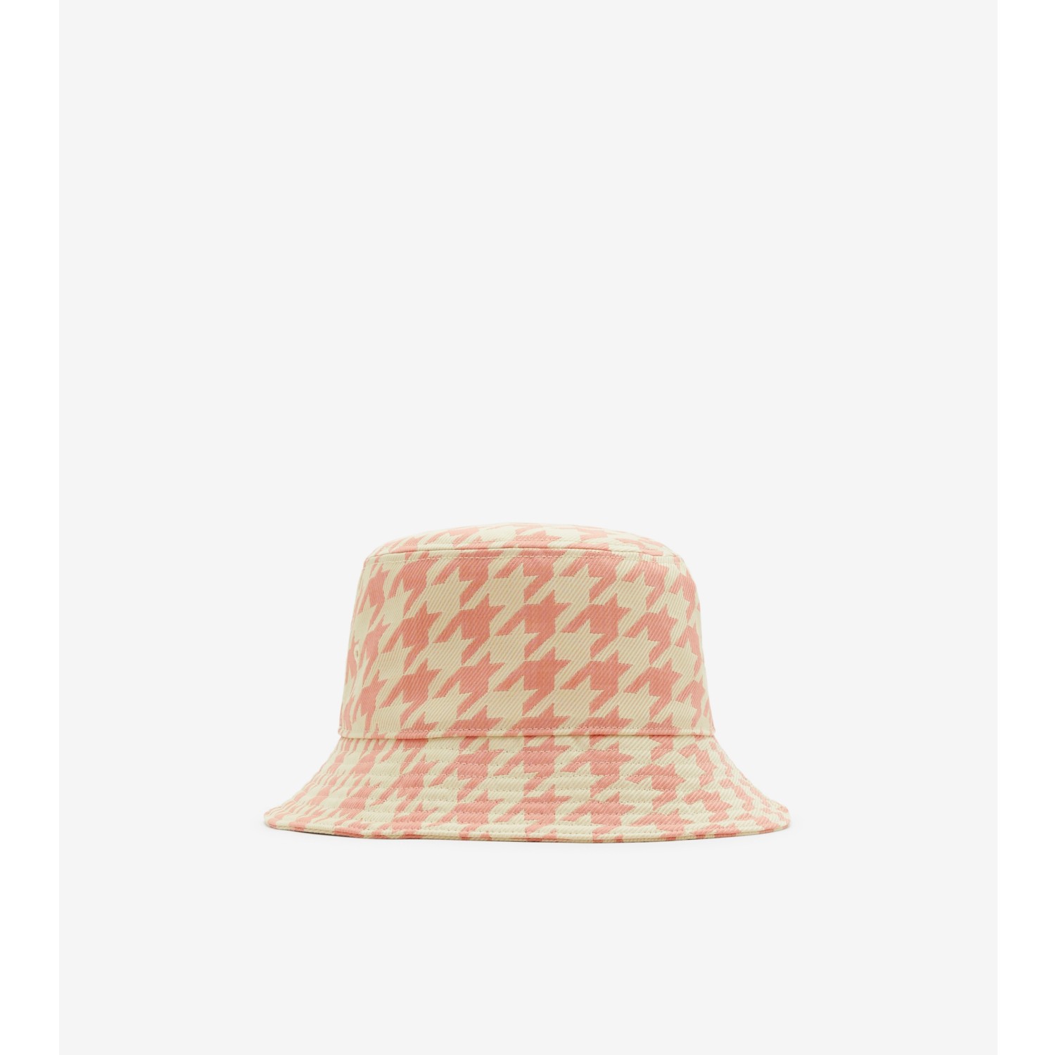 Houndstooth Bucket Hat in Sherbet - Men | Burberry® Official