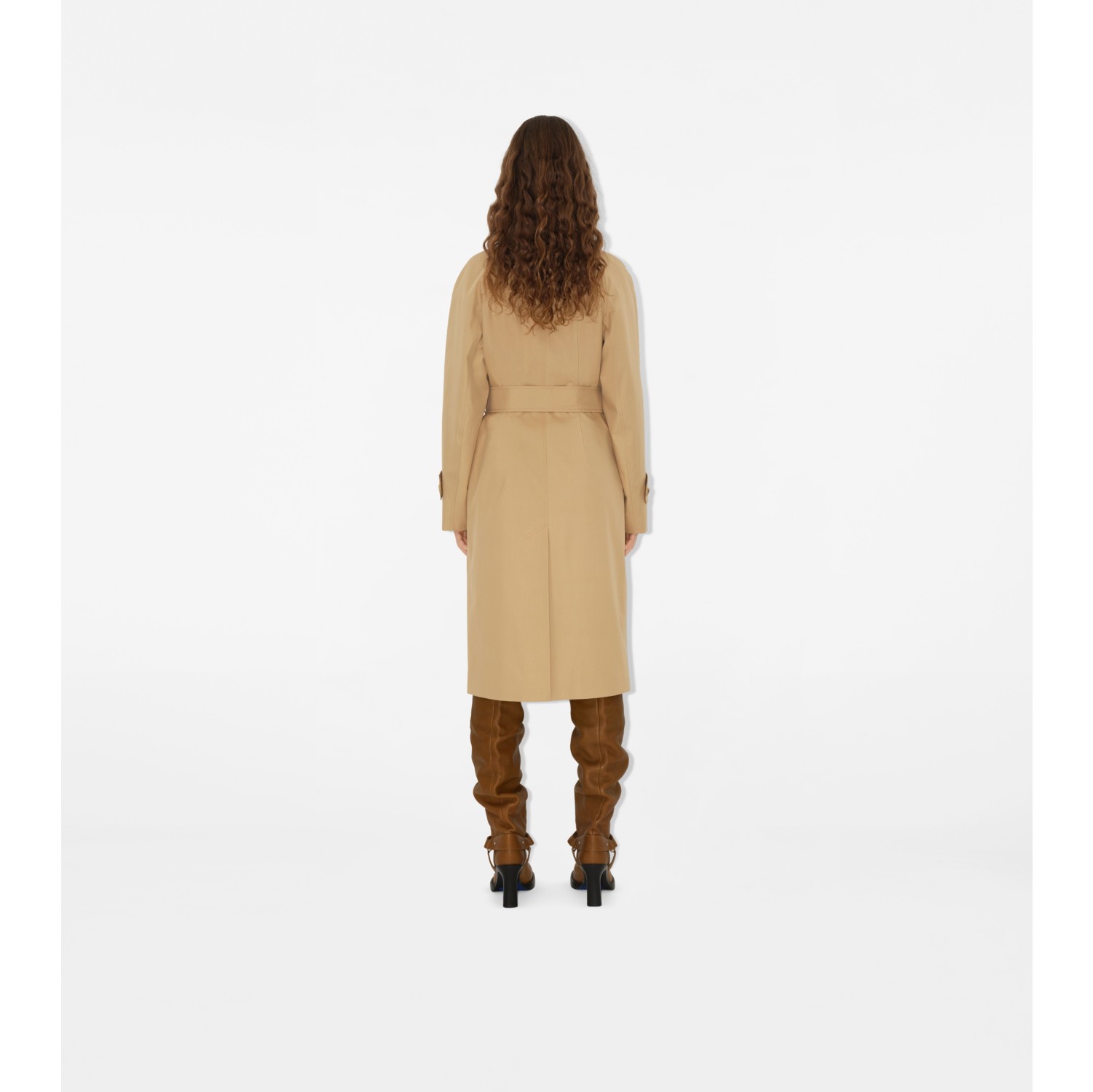 Long Gabardine Car Coat