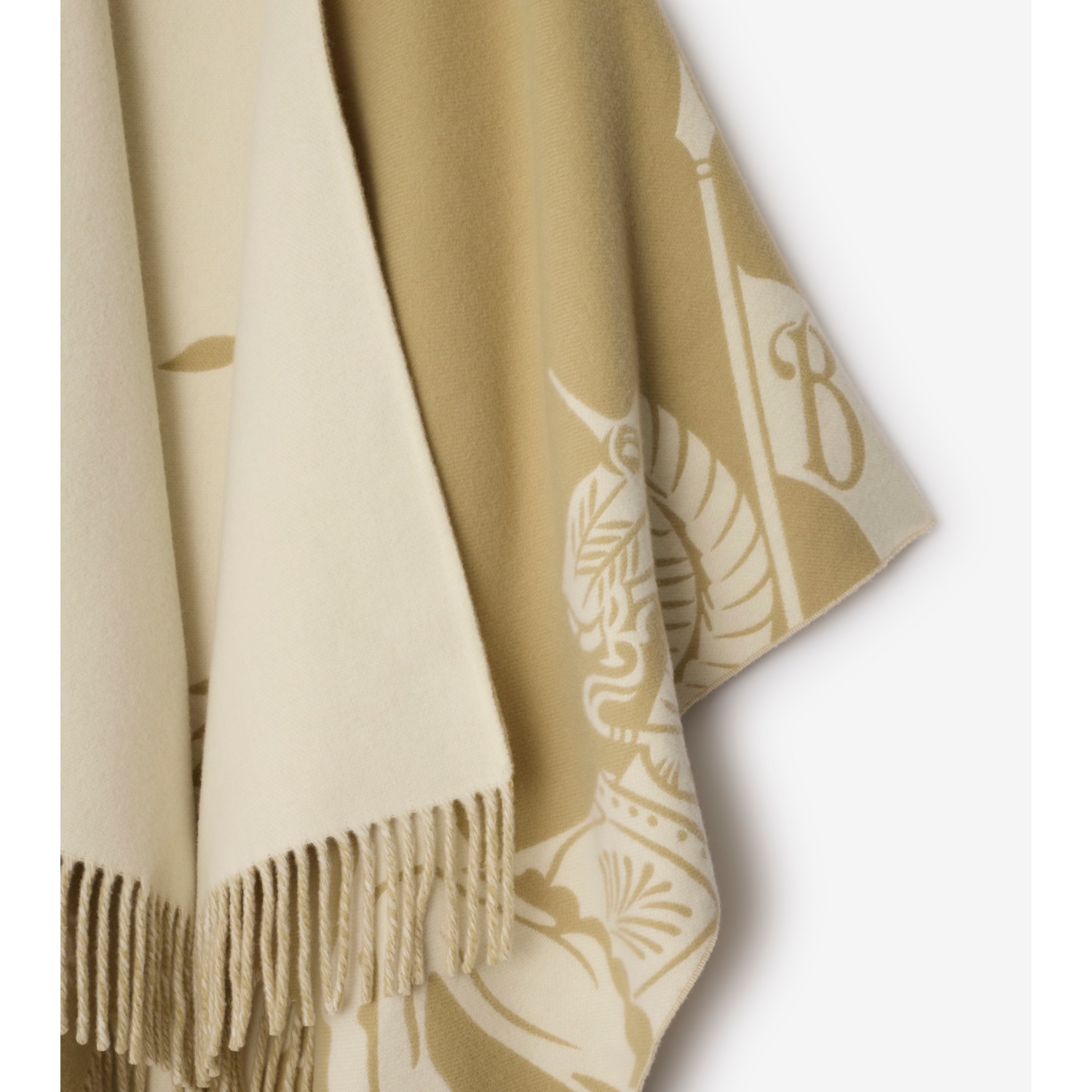 Knight Wool Cashmere Cape - thumbnail 4