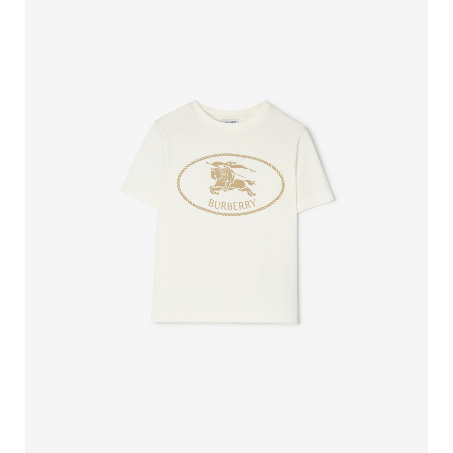 Knight Stamp Cotton T-shirt
