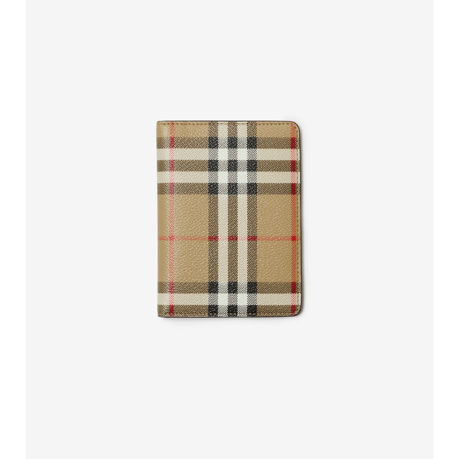 Check Passport Holder in Archive beige - Women | Burberry® Official