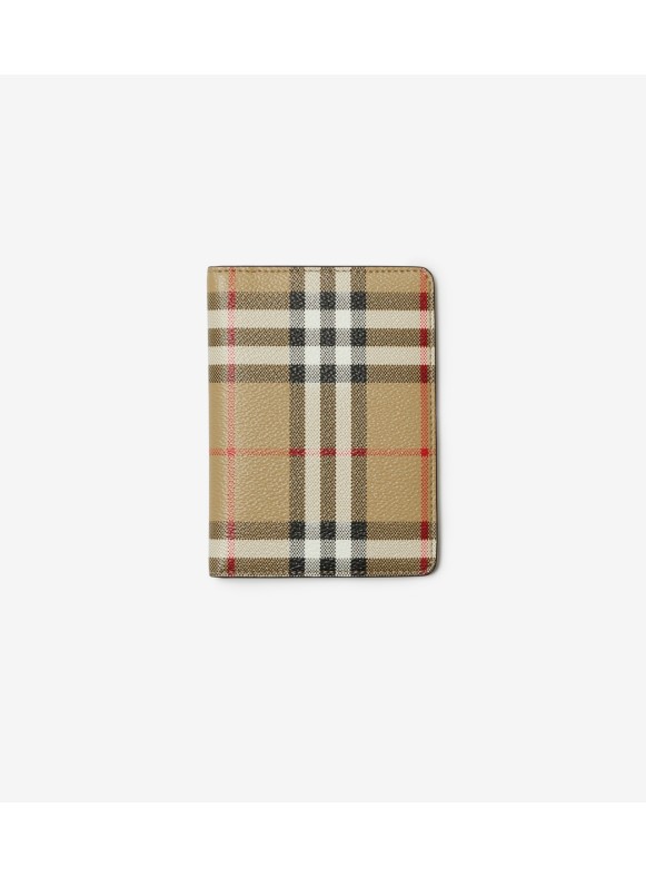 Wallets & purses Burberry - Izzy Haymarket check card holder - 4048245