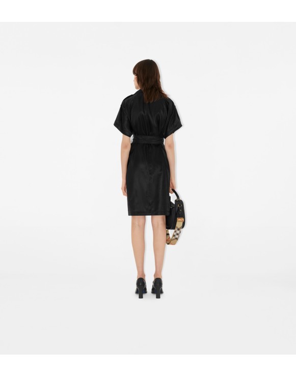 Viscose Trench Dress