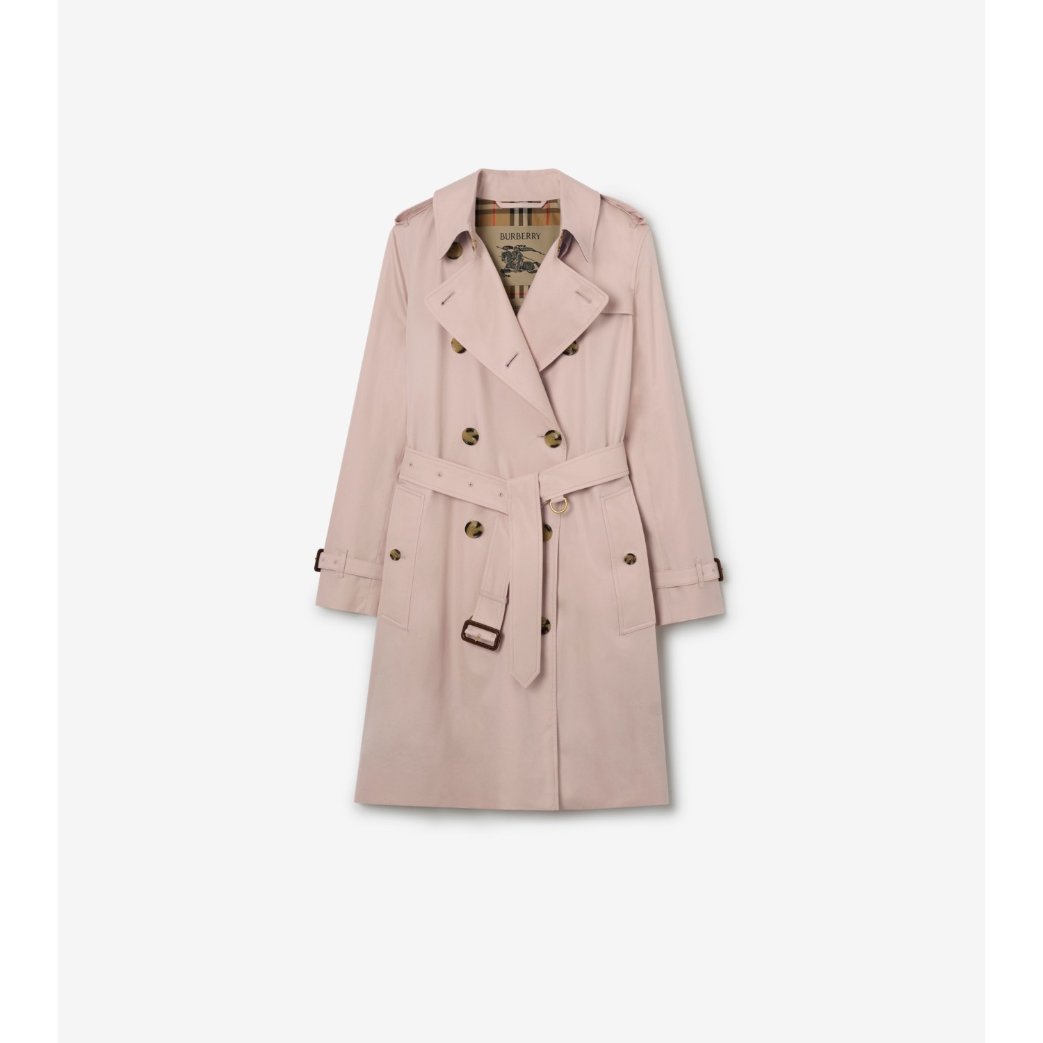 Mid-length Tropical Gabardine Kensington Trench Coat - thumbnail 7