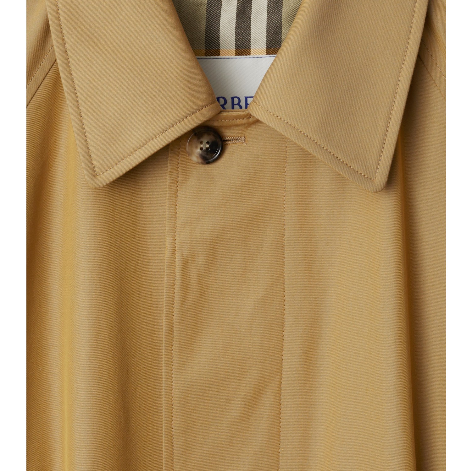 Long Gabardine Car Coat