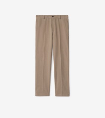 「新品」BURBERRY LONDON メンズ チノパン コットンチノ (クレイブラウン) - メンズ, コットン | Burberry®公式サイト