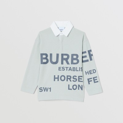 burberry long sleeve polo shirt
