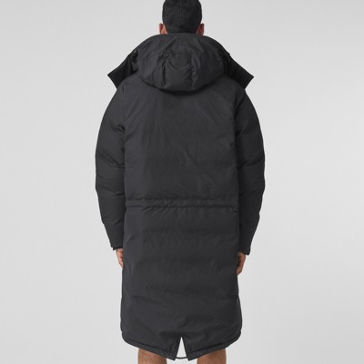 burberry down parka men's