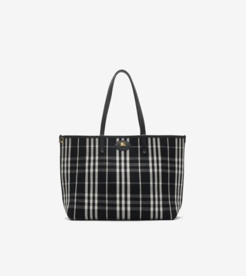 ミディアム リバーシブル ブルームズベリートート​ (ブラック