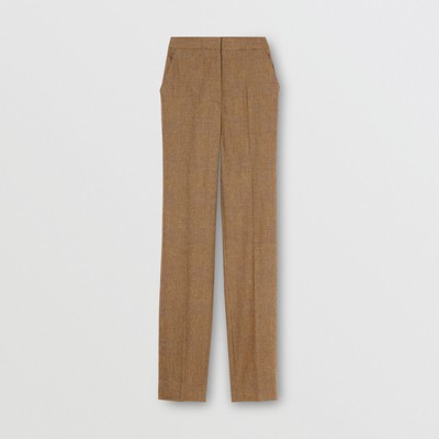 burberry linen pants