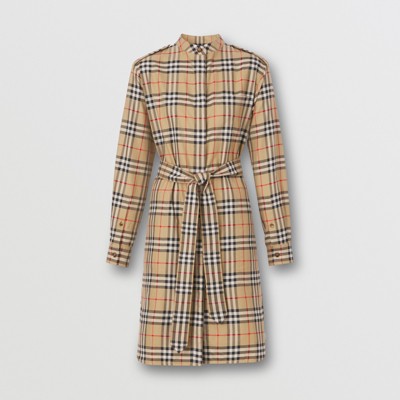 womens burberry shirt dress