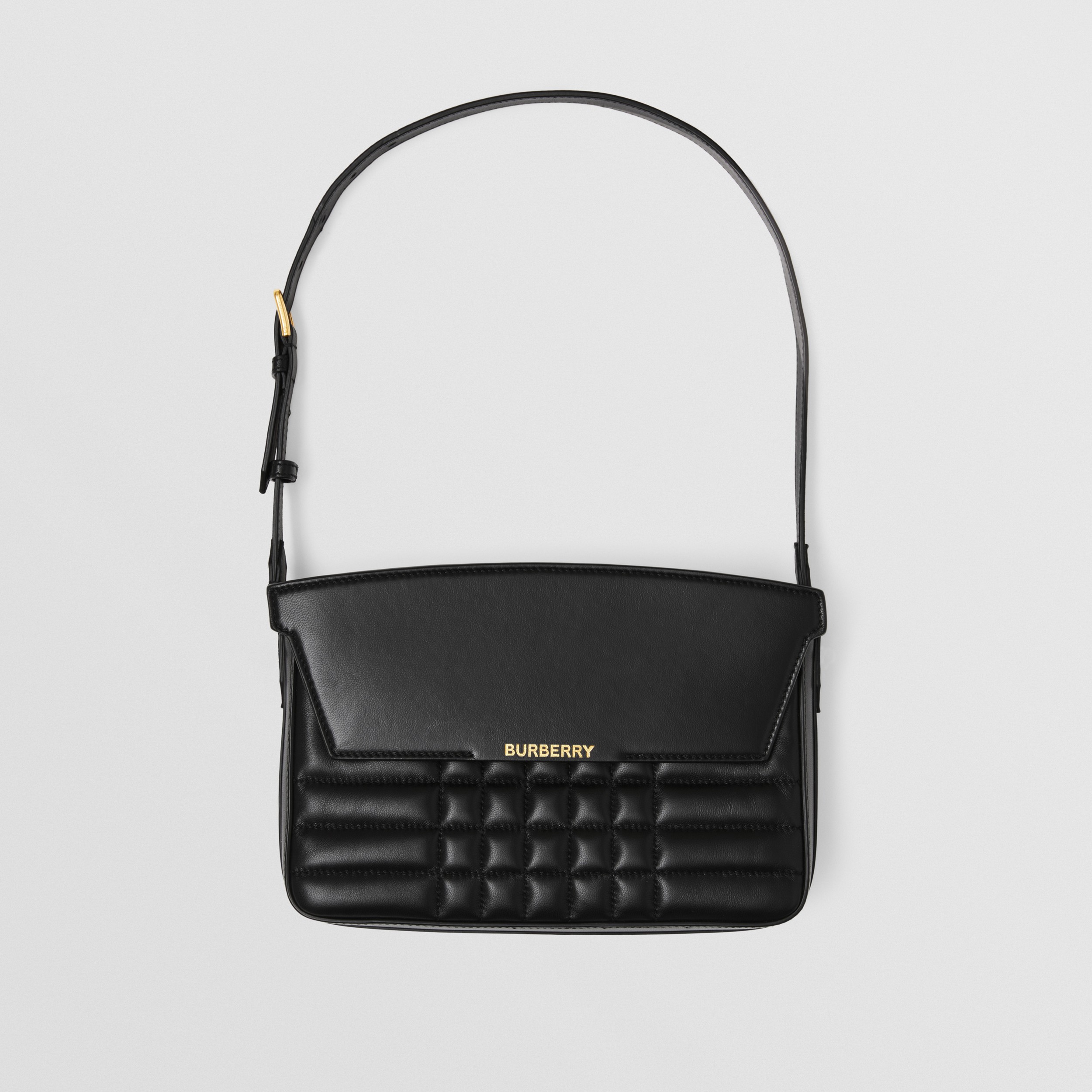 Quilted Leather Catherine Shoulder Bag in Black - Women | Burberry® Official - 4