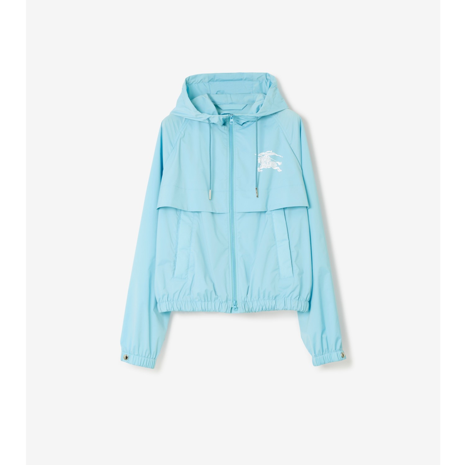 Baby Blue EKD Print Hoodie by Burberry