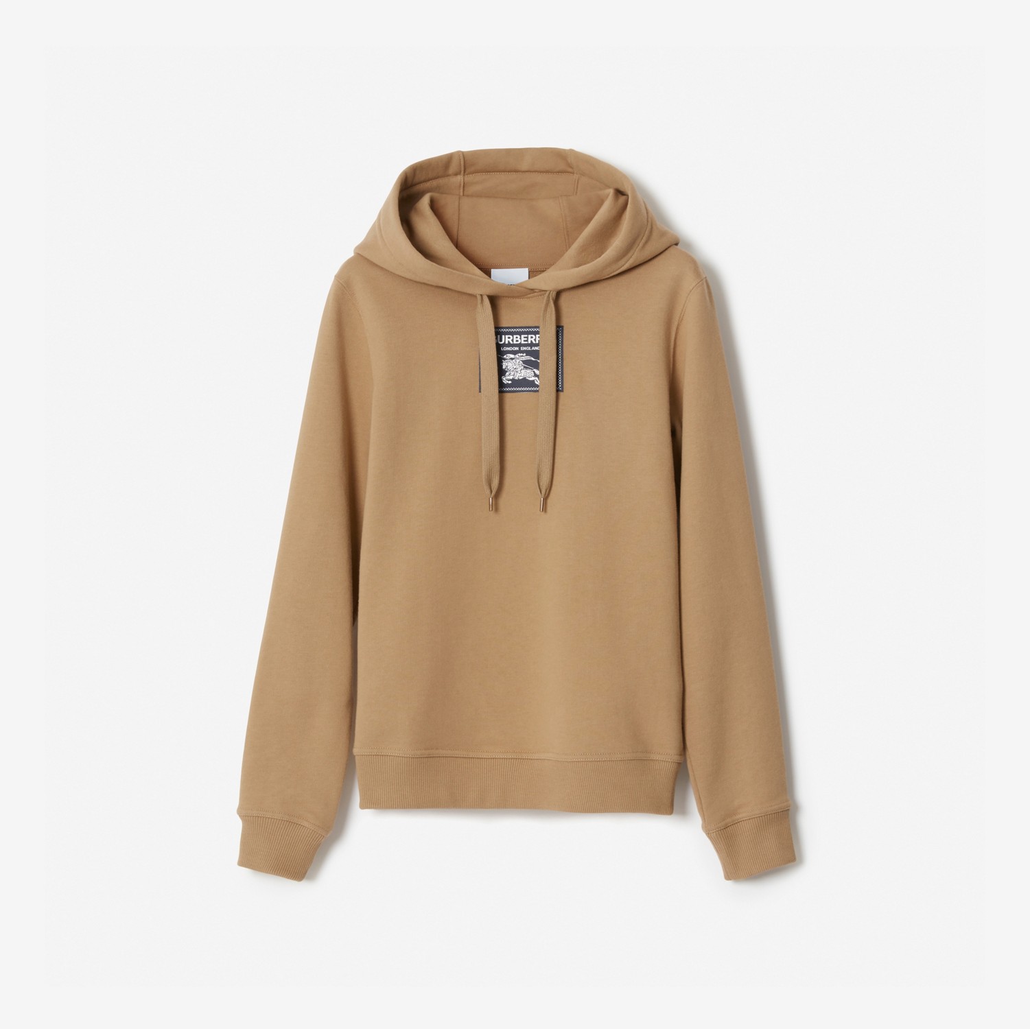 Prorsum Label Cotton Hoodie in Camel - Women | Burberry® Official