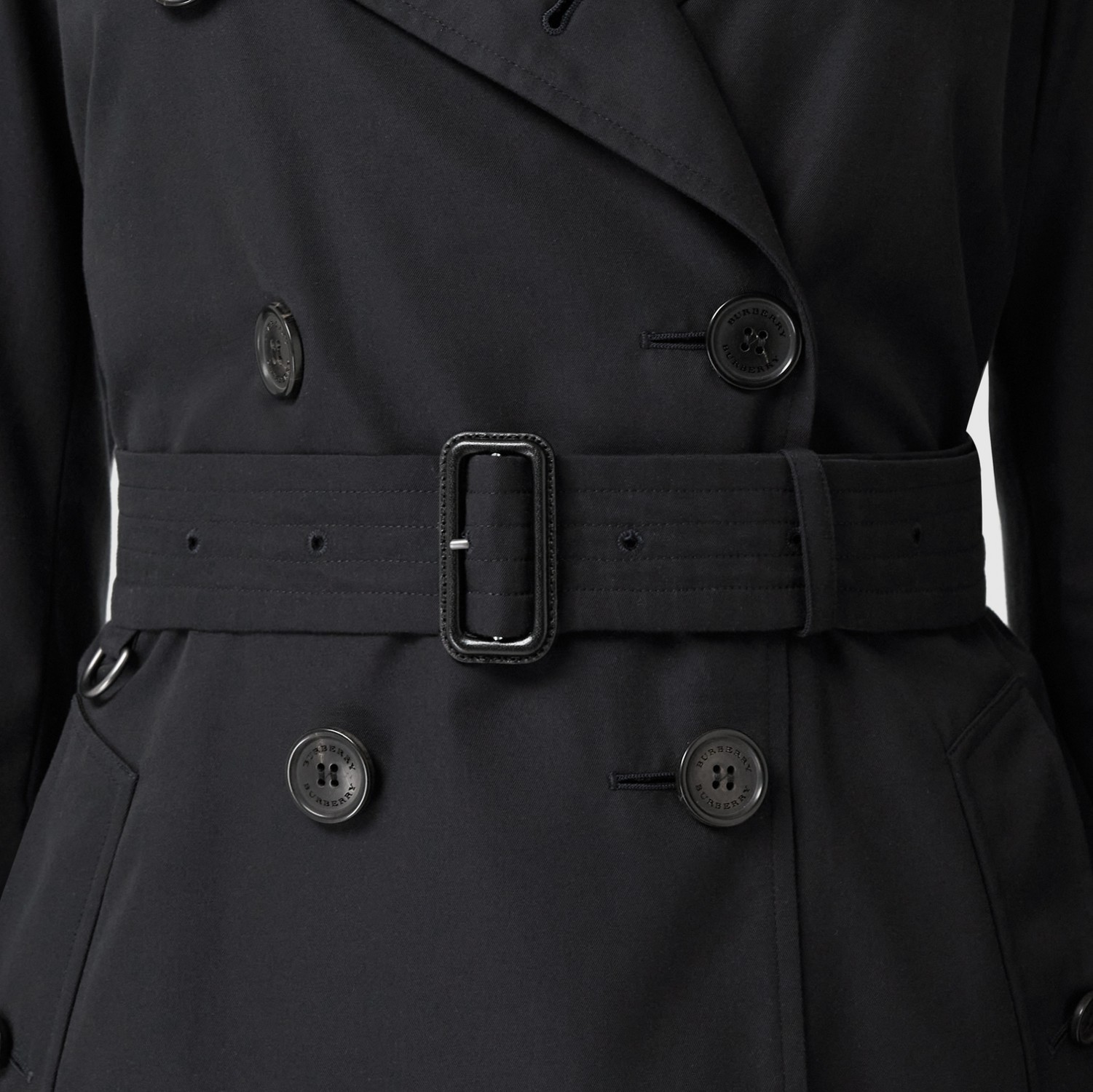 Trench coat Heritage The Kensington lungo (Blu Notte) - Donna | Sito ufficiale Burberry®