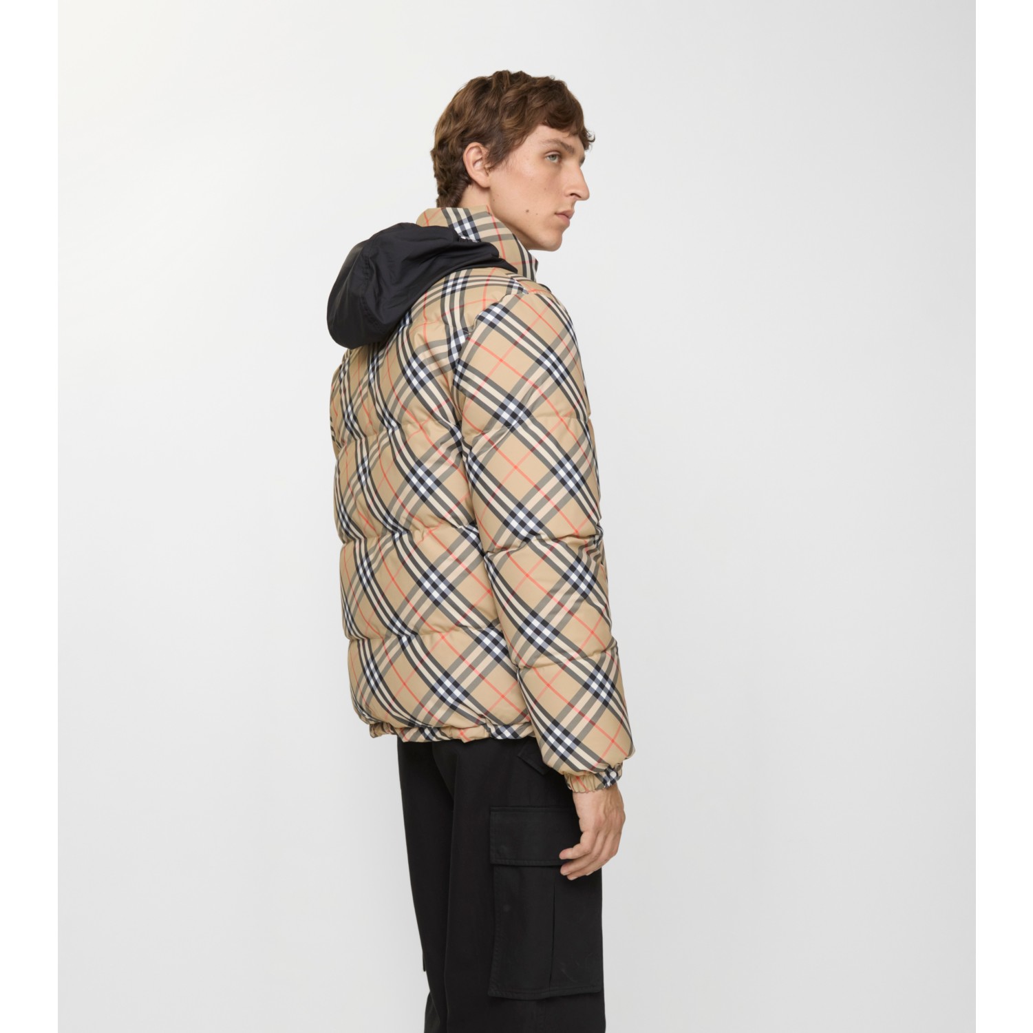 Reversible Check Puffer Jacket
