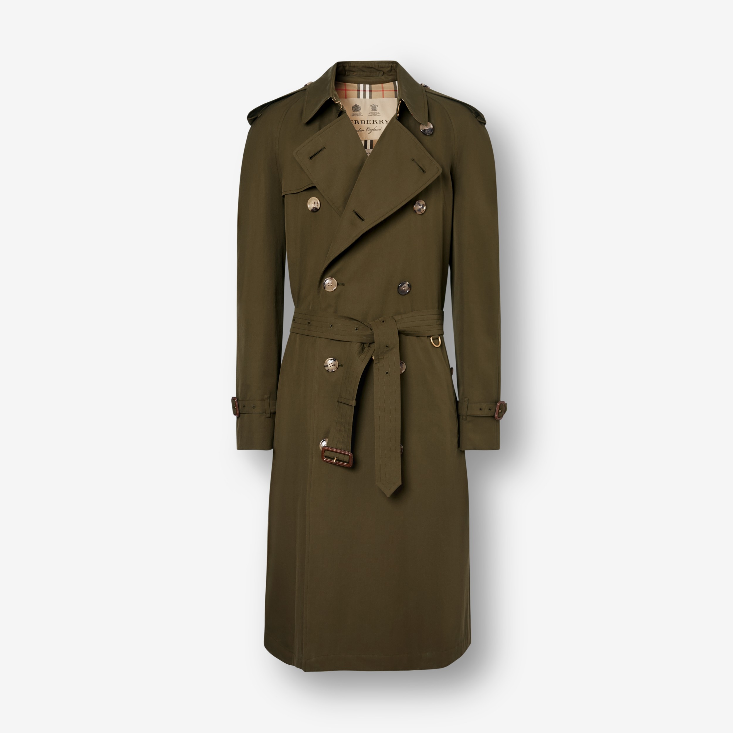 The Westminster Heritage Trench Coat in Dark Military Khaki Men