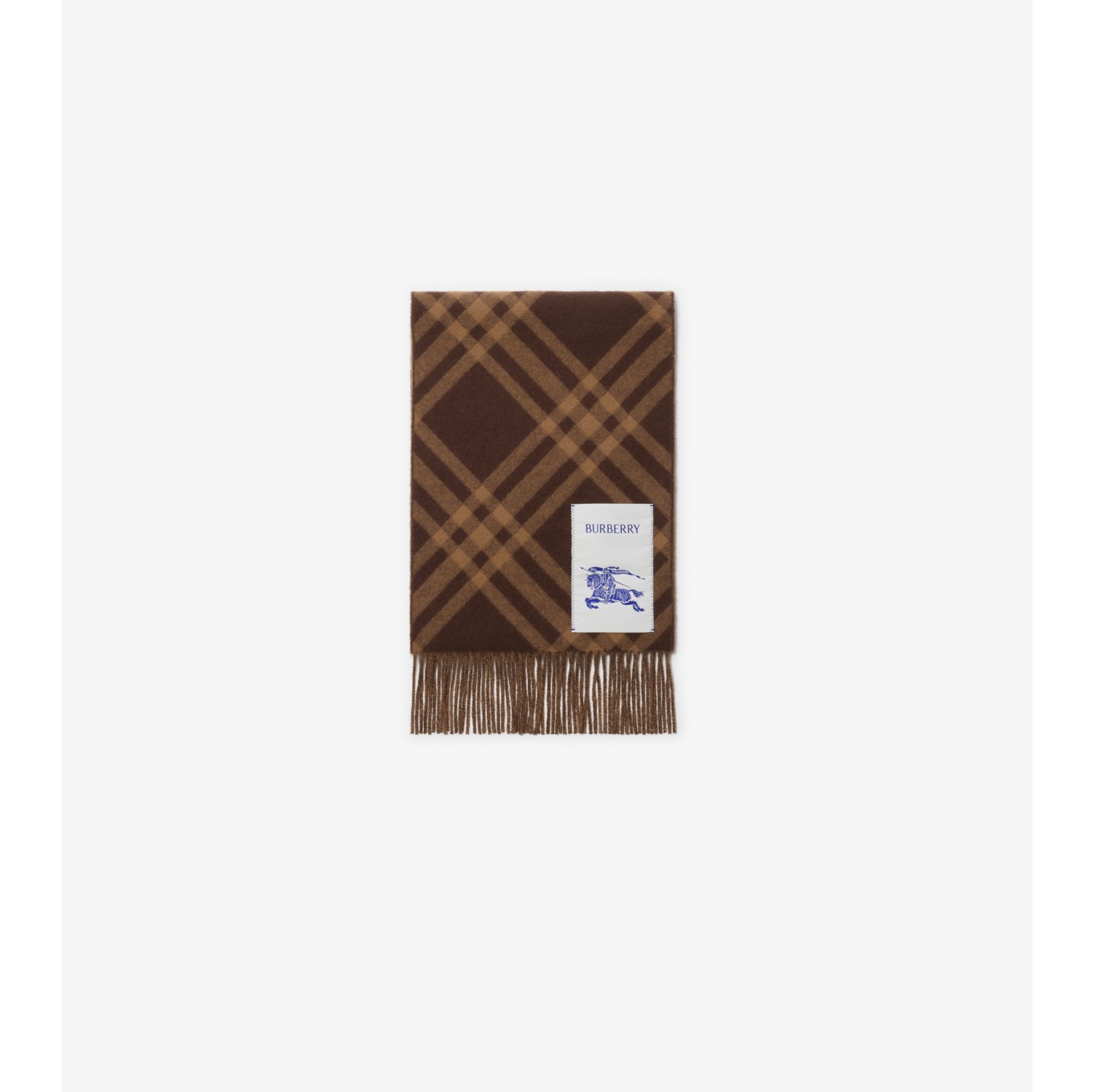 Check Cashmere Scarf